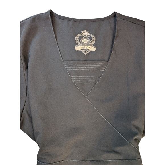 Dickies NWT Performance 4 Way Stretch Medical Uniform Belted Pockets Women's L - Picture 3 of 8